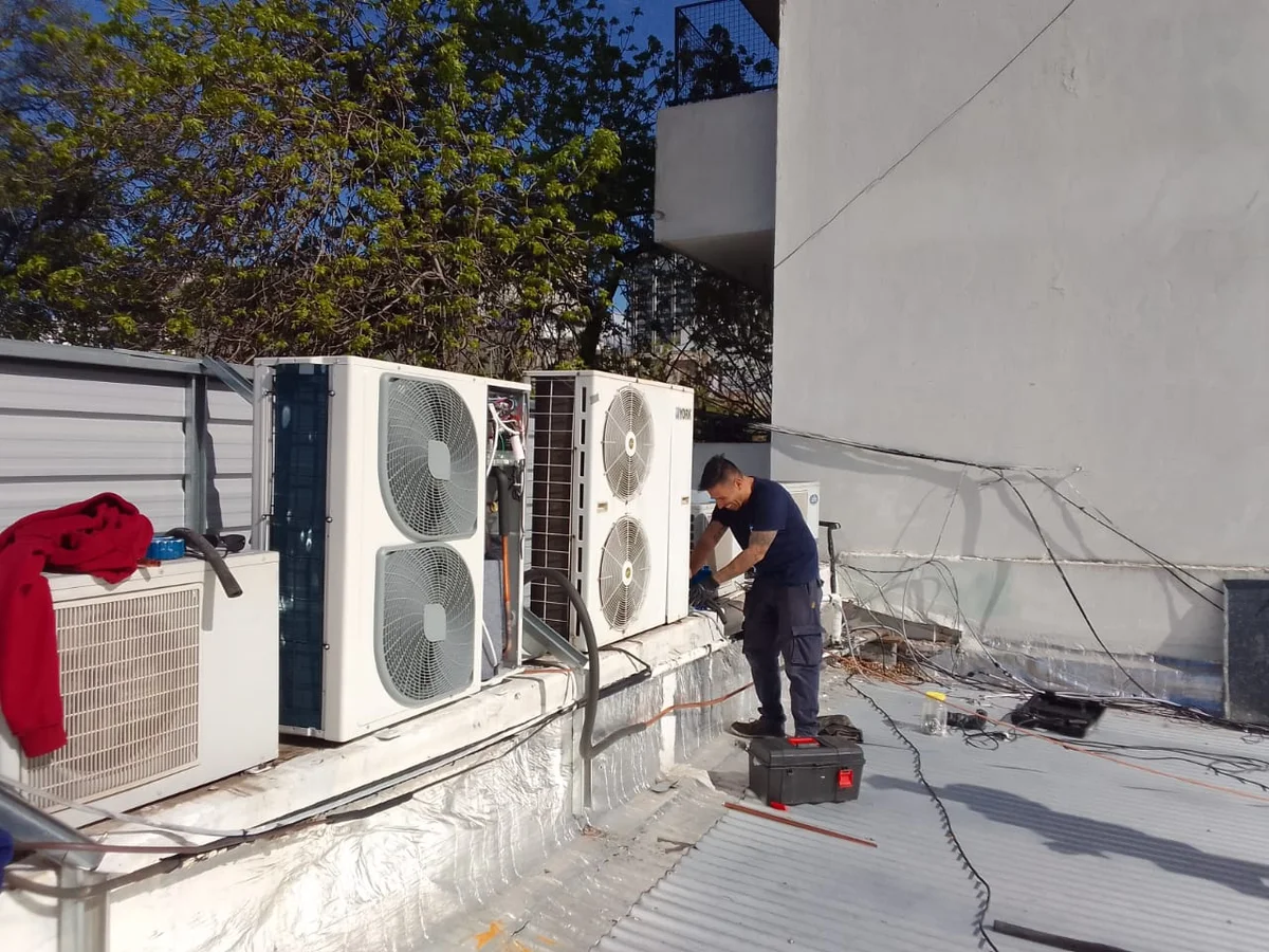 Red de ductos para planta industrial